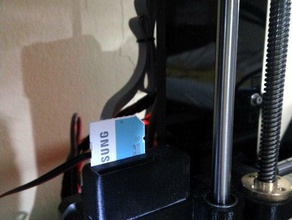 migbot prusa i3 sd card holder 3d printer accessories 3d print model - Mito3D