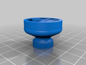 shelby knob household 3d print model - Mito3D