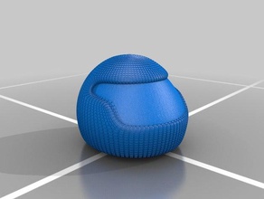 di base toon casco art giocattolo 3d print model - Mito3D