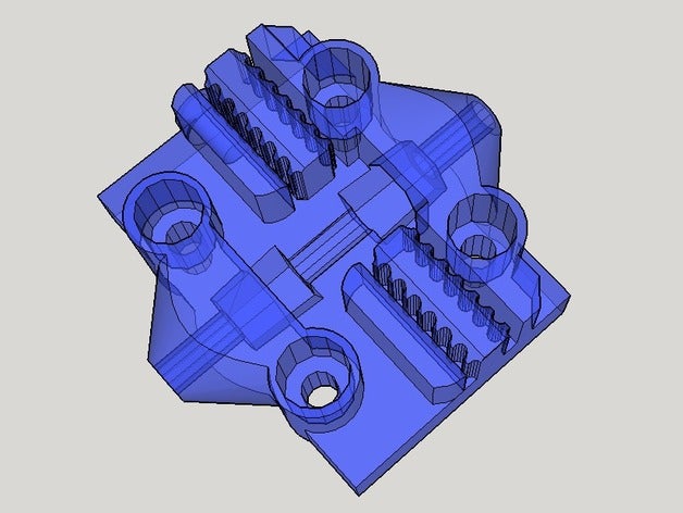 kossel mini chariot mgn12h 3d l'impression 3D print model - Mito3D