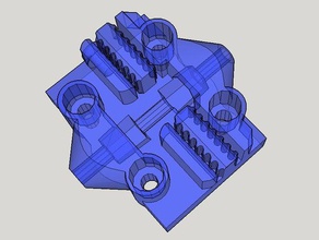 kossel mini carro mgn12h 3d impressão 3d print model - Mito3D