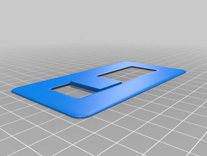 3+1 schalterblende +1 3d printer accessories ctc creator 3d print model - Mito3D