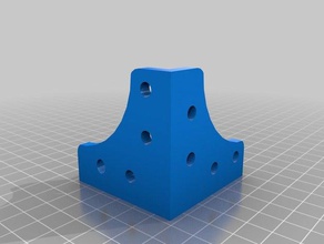 corner brace 3d printing 3d print model - Mito3D