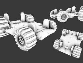 buggy frame vehicles 3d print model - Mito3D