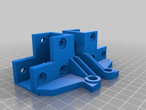 alternatif üst çubuk sahipleri wilson reprap 3d yazıcı parçaları 3d print model - Mito3D