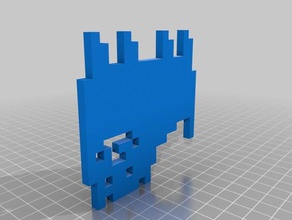 undertale ennuyeux chien vidéo jeux sprite toby fox 3d print model - Mito3D