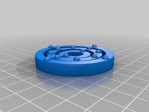 átomo de silício anéis a física astronomia personalizado 3d print model - Mito3D