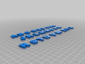 alfabe diğer englishproject makeredchallenge 3d print model - Mito3D