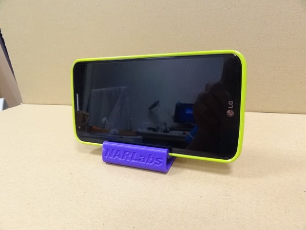soporte de teléfono oficina 3D print model - Mito3D