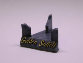 golden snitch stand puntelli 3d print model - Mito3D