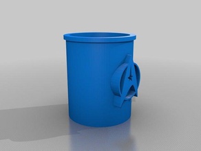 star trek-cup Container Brettspiel Brett-Spiel Würfel dice-cup 3d print model - Mito3D