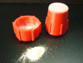 pilule pulvérisateur ménage meuleuse mortier pilon de la poudre vitamine 3d print model - Mito3D