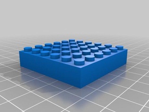 6x6 de la construcción los juguetes personalizado 3d print model - Mito3D