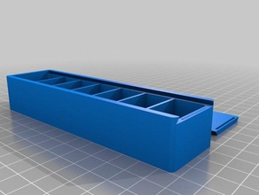 il mio personalizzato casella di scorrimento superiore contenitori 3d print model - Mito3D