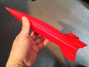 clássico foguete ii brinquedos jogos 3d print model - Mito3D