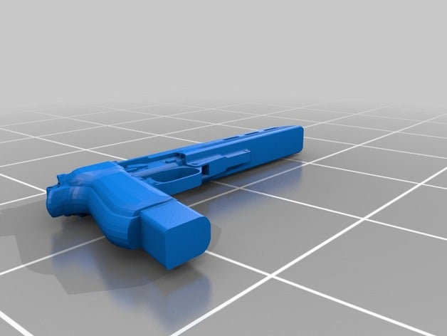 93r pistol props fun gun model weapon 3D print model - Mito3D