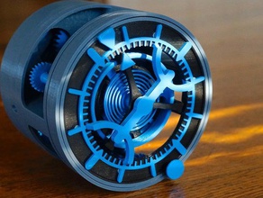 3d tourbillon clock torque modification gadgets Tourbillon 3d print model - Mito3D