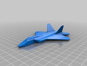 o f-22 raptor veículos 3d print model - Mito3D