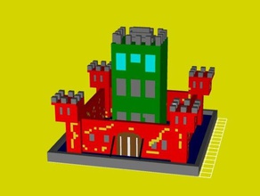 construir un castillo fortificado de aprendizaje 3d la barra artproject buildacastle designproject makeredchallenge madre 3d print model - Mito3D