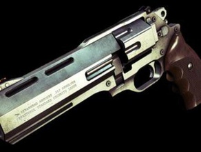 alien isolamento de revólver adereços cosplay arma modelo pistola revlover 3d print model - Mito3D