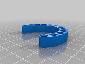 titular de la copa curvado vigas lego technic construcción los juguetes personalizado 3d print model - Mito3D