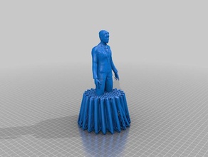 menschliche trophee voronoie andere 3d print model - Mito3D