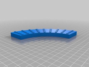 quintuple courbe brique lego la construction les jouets personnalisé 3d print model - Mito3D