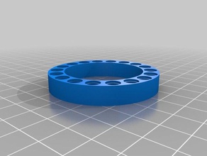 bracelet 19 holes curved beams lego technic construction toys customized 3d print model - Mito3D