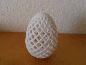 ovo de páscoa ornamento decoração 3d print model - Mito3D