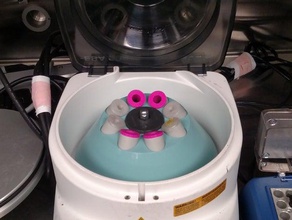 centrifuga adattatori 05 17 ml provette rientra in 15 tubo slot parti provetta da lab 3d print model - Mito3D