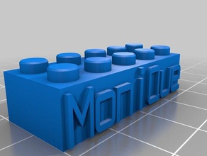 monique inşaat oyuncaklar özelleştirilmiş 3d print model - Mito3D