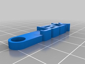 jack azul oscuro organización personalizado 3d print model - Mito3D