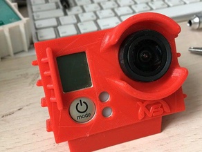 protection gopro angle 30 degrees camera 3d print model - Mito3D