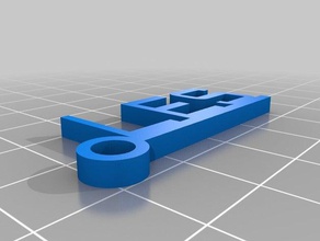 la mia su misura lotto portachiavi generatore 3d print model - Mito3D