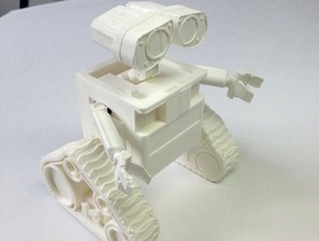 wall-e parçalar halinde kesilmiş oyuncaklar oyunlar model film robot walle 3d print model - Mito3D