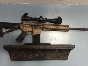 ar 15 display stand 3d printing ar15 assult rifle guns 3d print model - Mito3D
