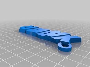 xabier keyfob organization customized 3d print model - Mito3D