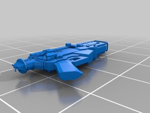 10mm smg props arma de fuego modelo 3d print model - Mito3D