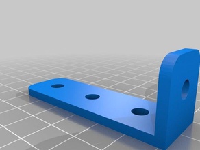 20 60 mm right angle aluminum extrusion bracket 3d printer parts 3d print model - Mito3D