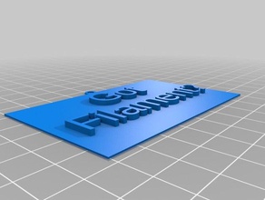 my customized got filament sign signs logos 3d print model - Mito3D