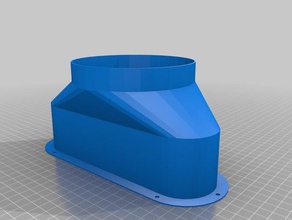meu personalizados de ventilação ar adaptador substituição partes 3d print model - Mito3D