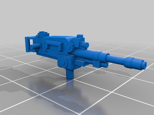 machine gun auto grenade launcher 28mm miniature props 40k agl alternative armory automatic heavy machinegun model scale weapon 3D print model - Mito3D