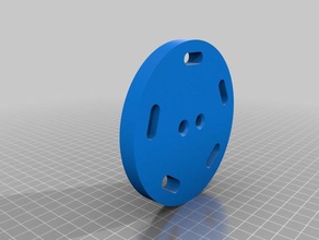 ikea vika shaped table leg mountbracket replacement parts 3d print model - Mito3D