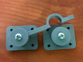 pestillo de la cerradura partes personalizador pestillos 3d print model - Mito3D