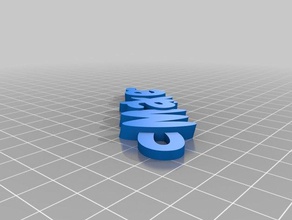 maker key chain organization customized 3d print model - Mito3D