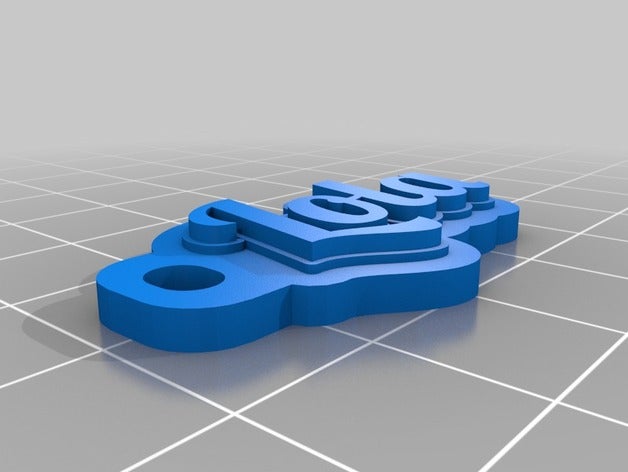 lola Schlüsselanhänger angepasst 3D print model - Mito3D