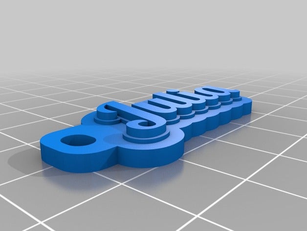 julia llavero llaveros personalizado 3D print model - Mito3D