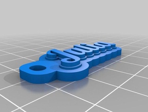 julia Schlüsselbund Schlüsselanhänger angepasst 3d print model - Mito3D