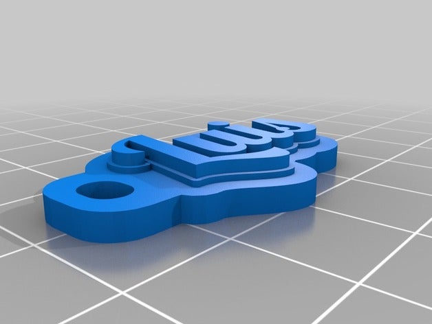 luis keychain keychains customized 3D print model - Mito3D