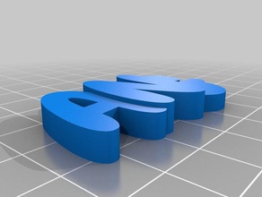 mr ang organización personalizado 3d print model - Mito3D